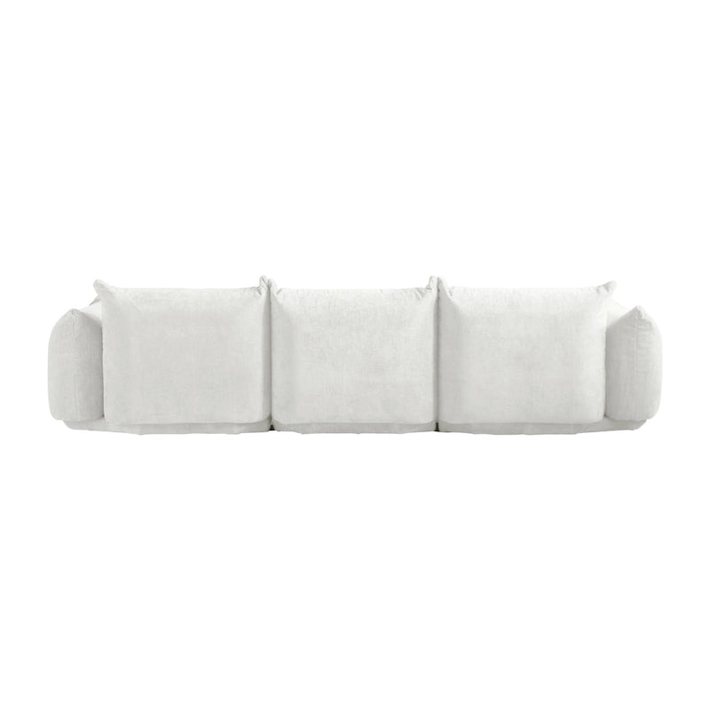 Modular Upholstered Sectional Sofas Chenille Fabric Lounge Counches