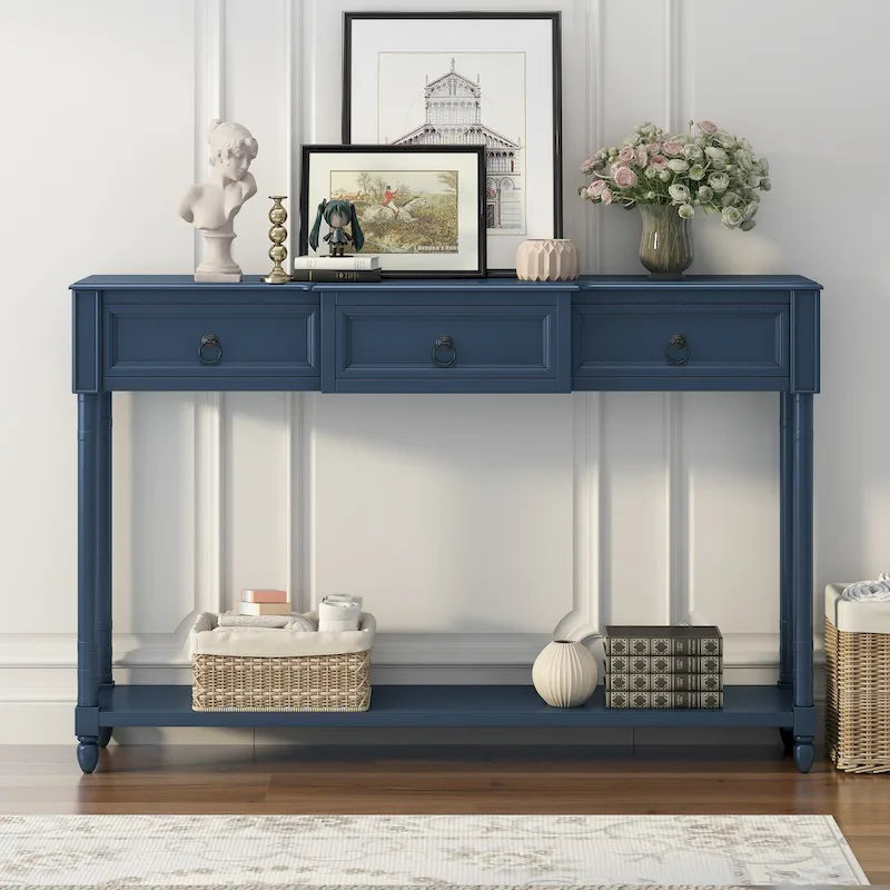 Console Table Sofa Table with Drawers