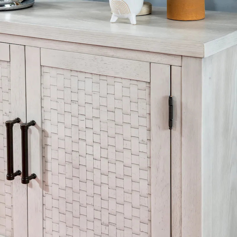 Dudley Wood 2-Door Adjustable Accent Cabinet