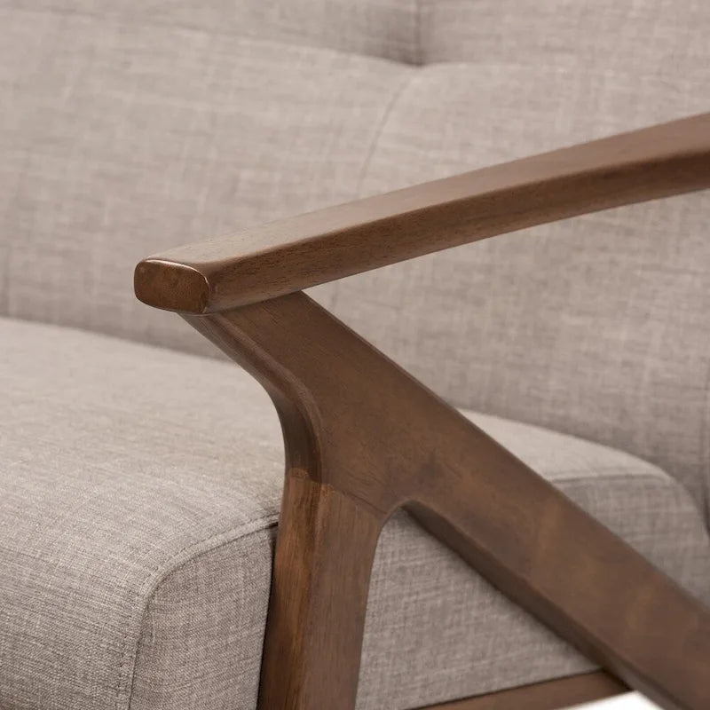 Mid-Century Loveseat by Baxton Studio