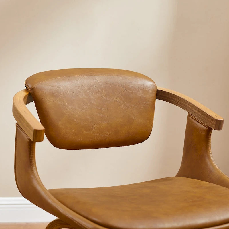 Art Leon Mid-century Modern Swivel Dining Chair (Set of 2)