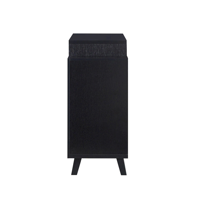 Furniture of America Hafley Contemporary 8-shelf Wine Cabinet Buffet