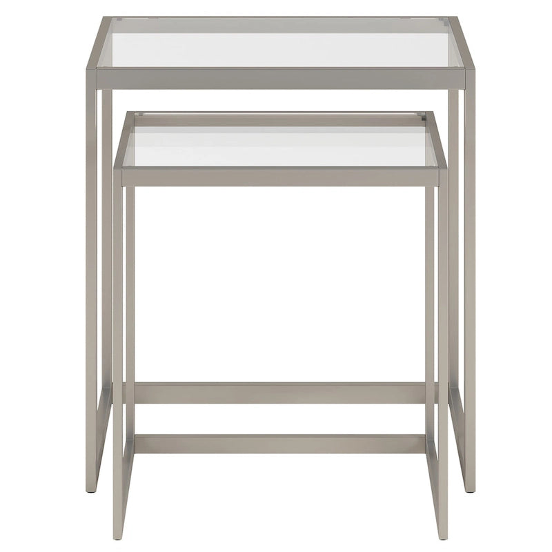 Rocco Rectangular Nested Side Table - 22 Wide
