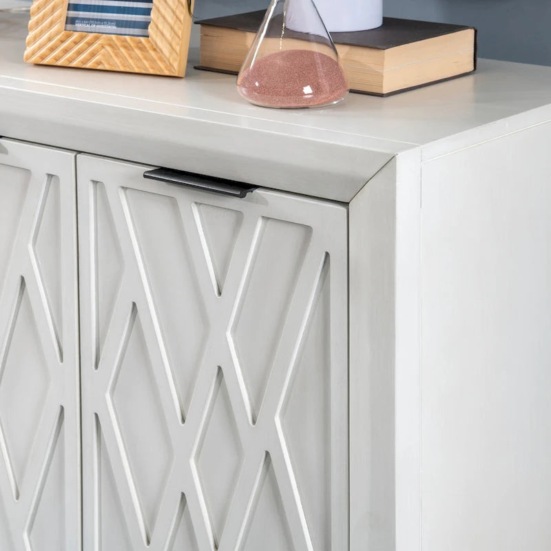 Camlin Wood 3-Door Adjustable Accent Cabinet