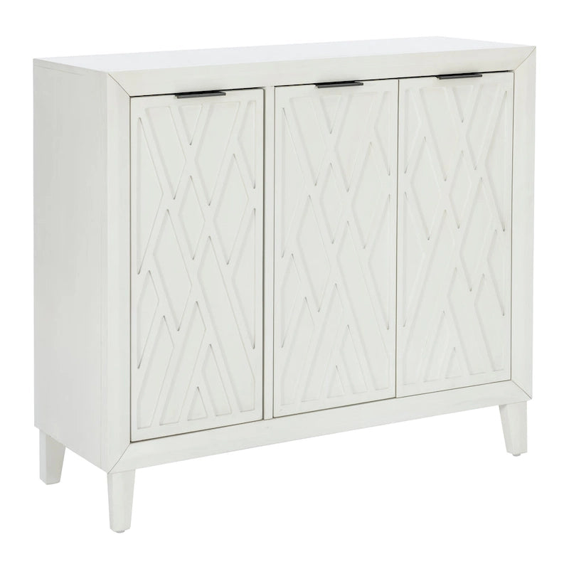 Camlin Wood 3-Door Adjustable Accent Cabinet