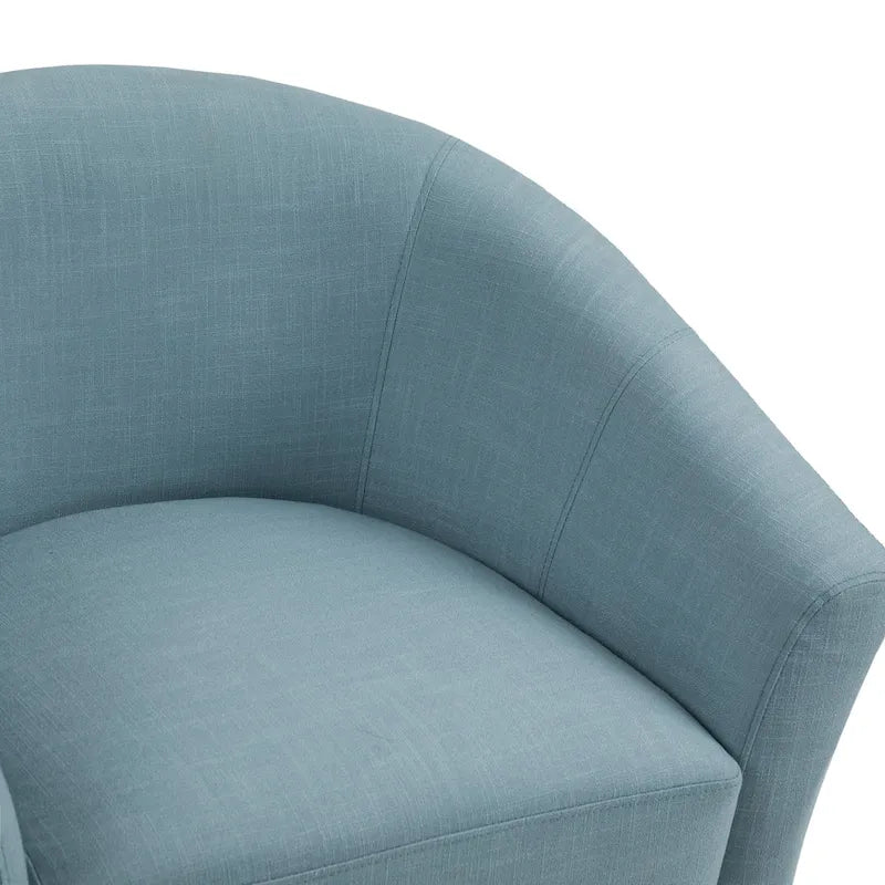 Modern Barrel Accent Chairs Cozy Armchair Club Chair