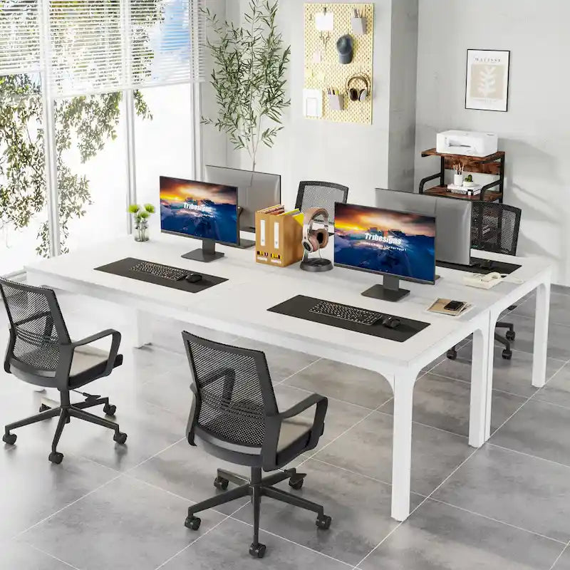 78.7 Inches Extra Long Computer Desk 2 Person Desk