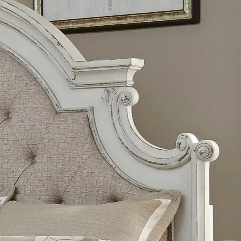 Magnolia Manor Queen Upholstered Panel Bed Headboard - 2 Finish Options