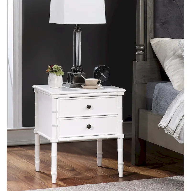 Ettington Carved Bamboo 2-drawer Nightstand by Greyson Living
