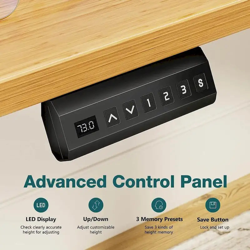 Height Adjustable Electric Standing Ergonomic Computer Desk