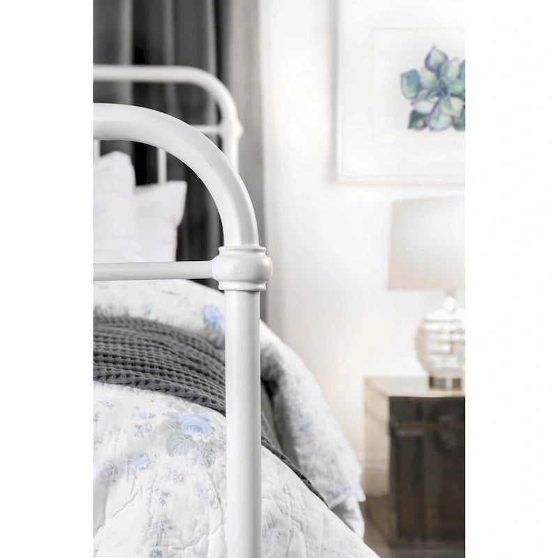 Norielle Rustic Metal Spindle Panel Bed by Furniture of America