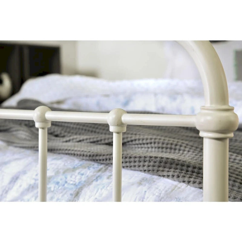 Norielle Rustic Metal Spindle Panel Bed by Furniture of America