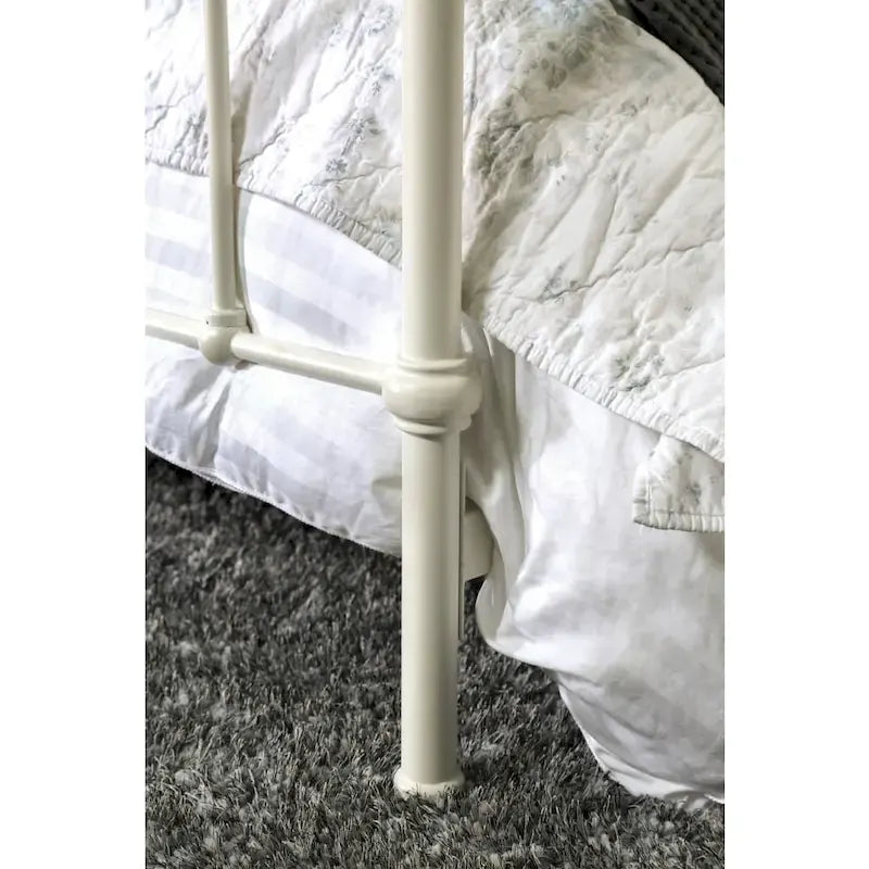 Norielle Rustic Metal Spindle Panel Bed by Furniture of America
