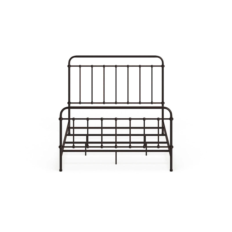 Norielle Rustic Metal Spindle Panel Bed by Furniture of America