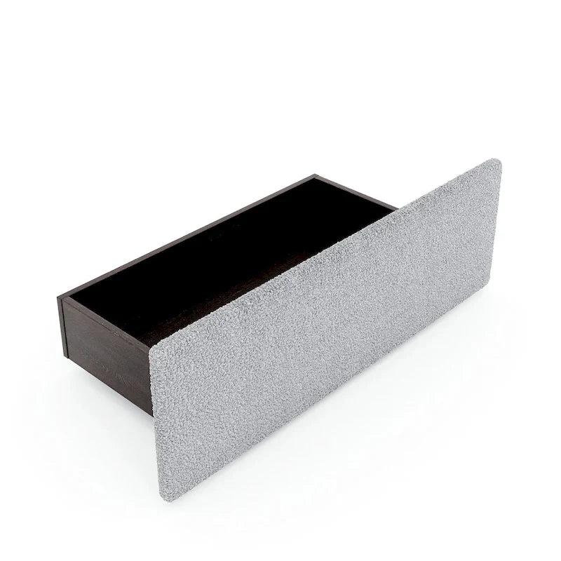 Queen Size Upholstered Platform Bed with 4 Drawers