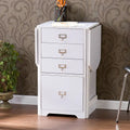 SEI Furniture London White Fold-out Organizer and Craft Desk