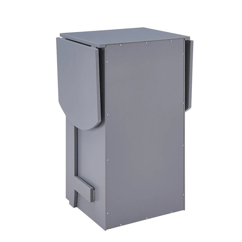 SEI Furniture London White Fold-out Organizer and Craft Desk