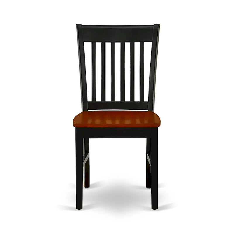 East West Furniture Kitchen Table Set Consist of a Rectangle Dining Table with Butterfly Leaf and Dining Chairs (Pieces Options)
