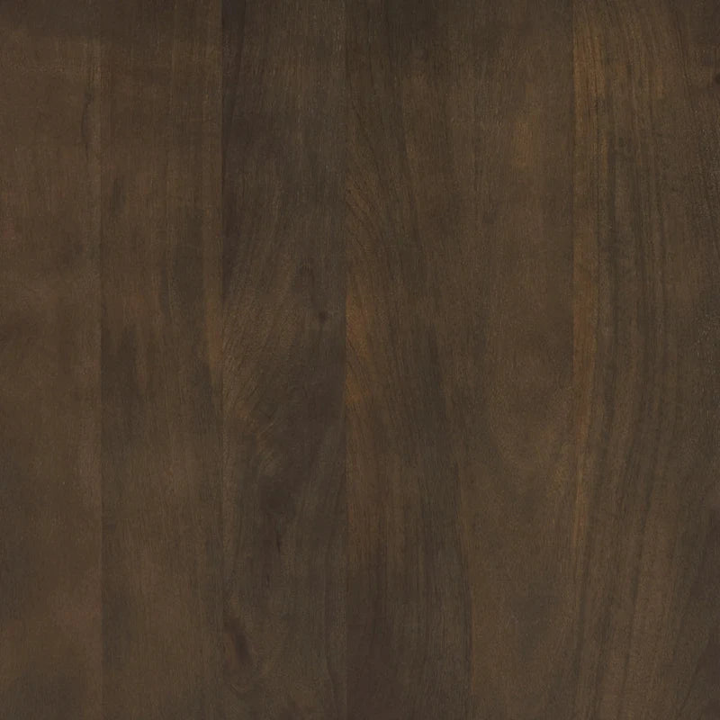 Terra Dark Brown Solid Wood w/ Fluted Base Round Dining Table