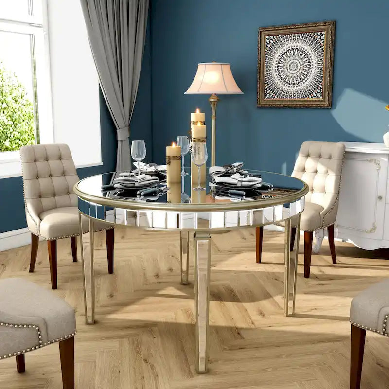 Contemporary Round Dining Table