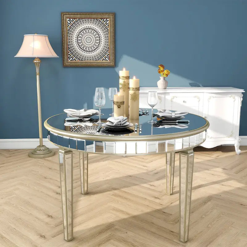 Contemporary Round Dining Table
