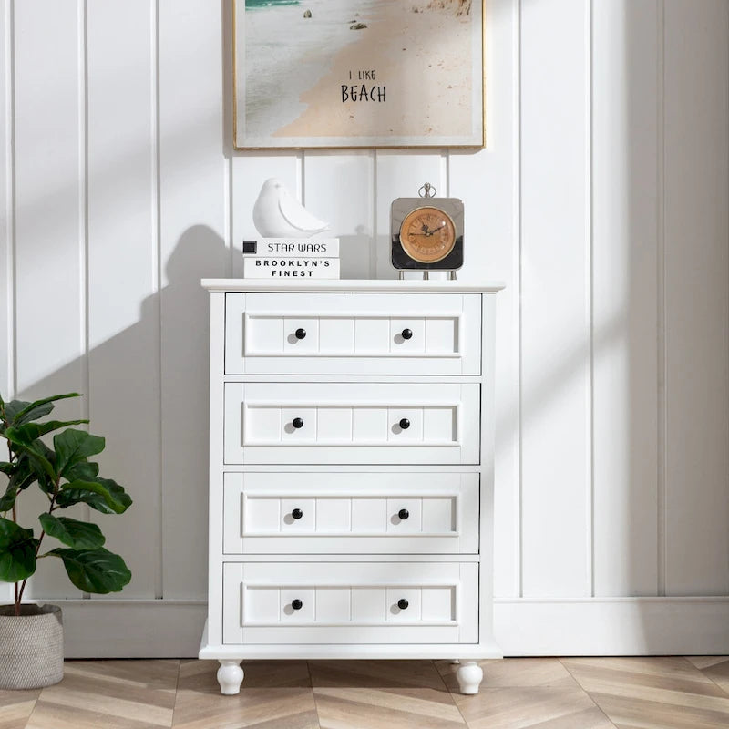 4 Drawer Large Chest Drawers Furniture Wide Storage Cabinet Bedroom Living Room