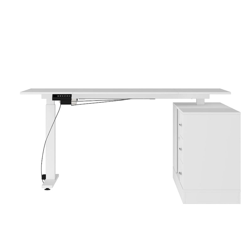 Ultimate Home Office Desk with Electric Lift Top Wrting Desk Working
