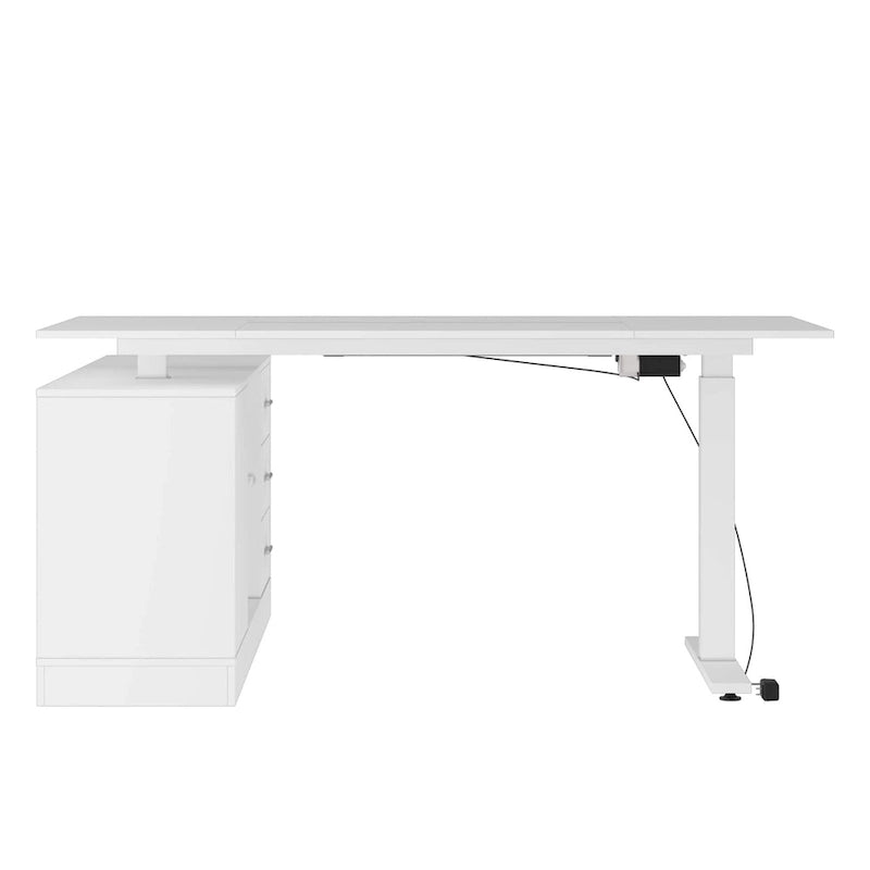 Ultimate Home Office Desk with Electric Lift Top Wrting Desk Working