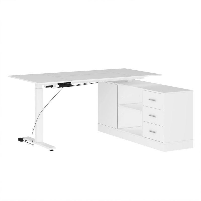 Ultimate Home Office Desk with Electric Lift Top Wrting Desk Working