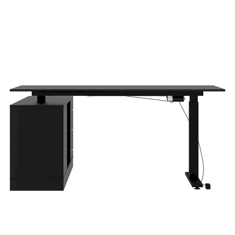 Ultimate Home Office Desk with Electric Lift Top Wrting Desk Working