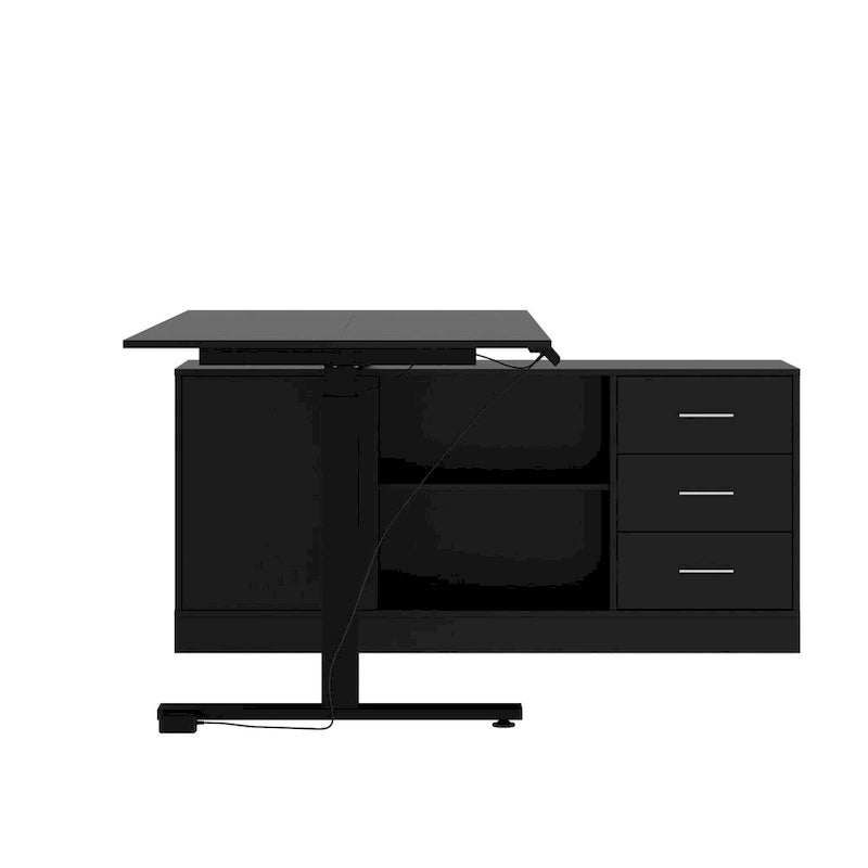 Ultimate Home Office Desk with Electric Lift Top Wrting Desk Working
