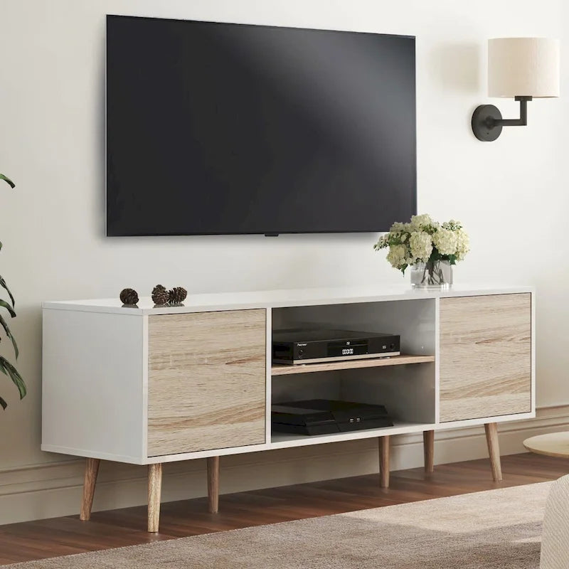 Mid Century Modern TV Stand for 32-60 TVs - 42 inches