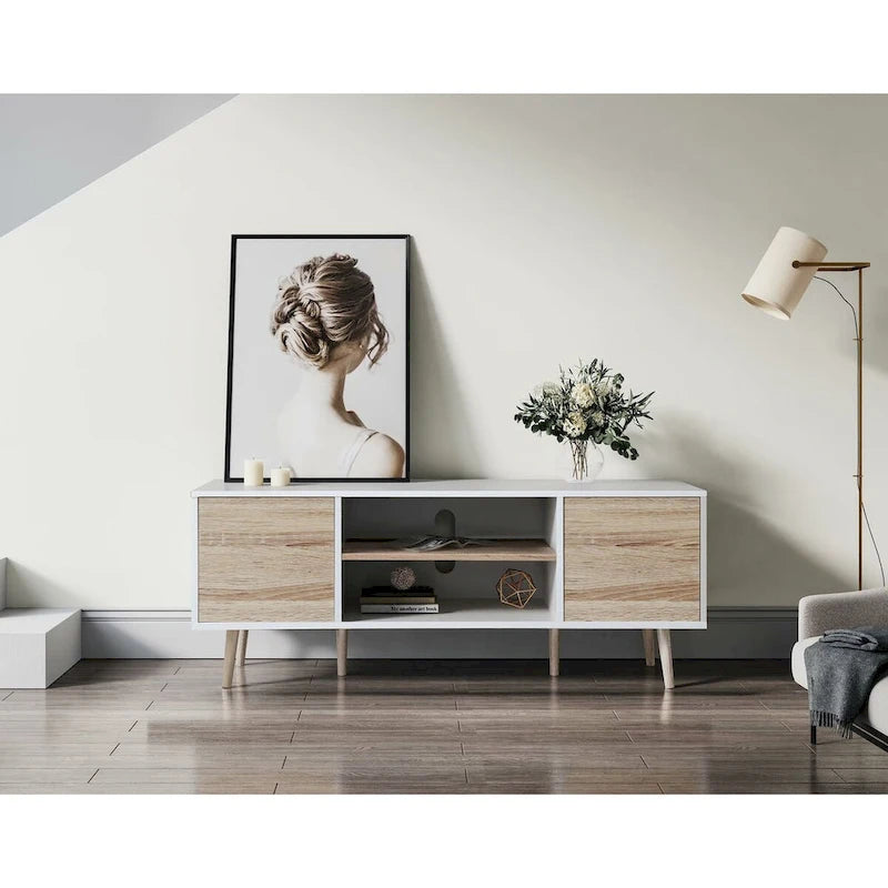 Mid Century Modern TV Stand for 32-60 TVs - 42 inches