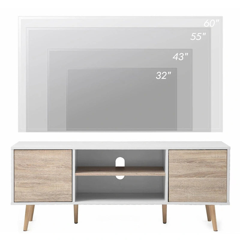 Mid Century Modern TV Stand for 32-60 TVs - 42 inches