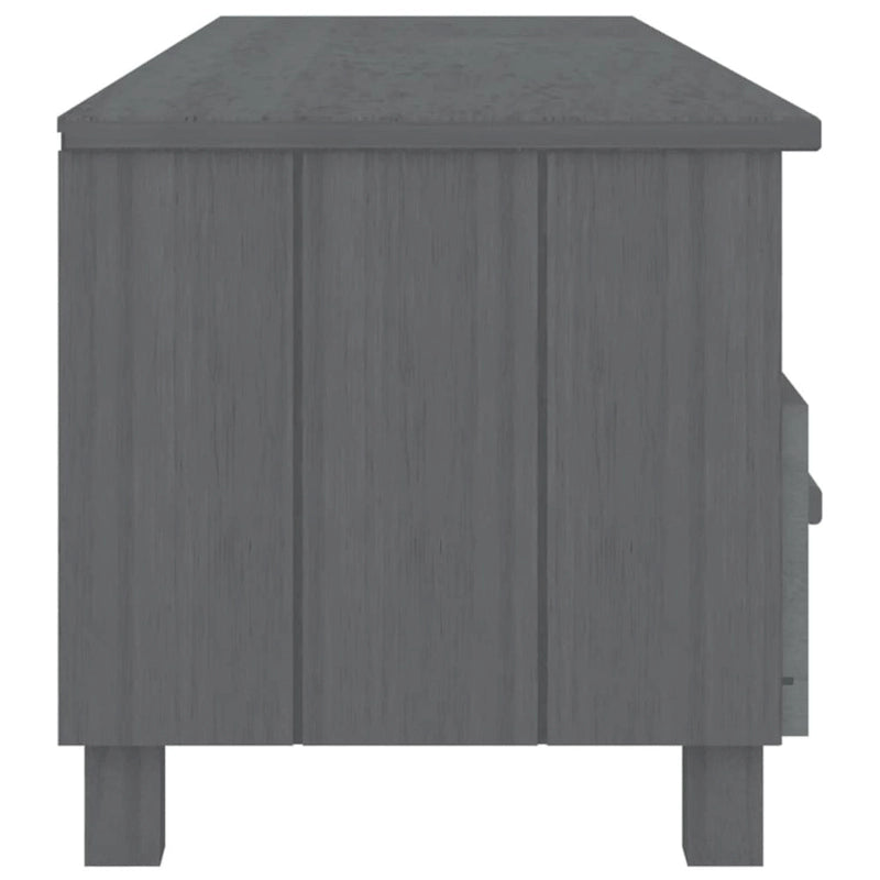 vidaXL TV Stand TV Console Sideboard TV Unit Cupboard HAMAR Solid Wood Pine - 62.2x15.7x15.7