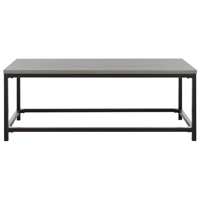 SAFAVIEH Aino Reclamined Wood Finish Coffee Table - 48 x 24 x 17.7 - 48Wx24Dx18H