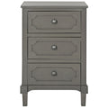 SAFAVIEH Dinah Grey 3-Drawer Storage Side Chest - 16.9 x 13.4 x 26.8 - 17Wx13Dx26H