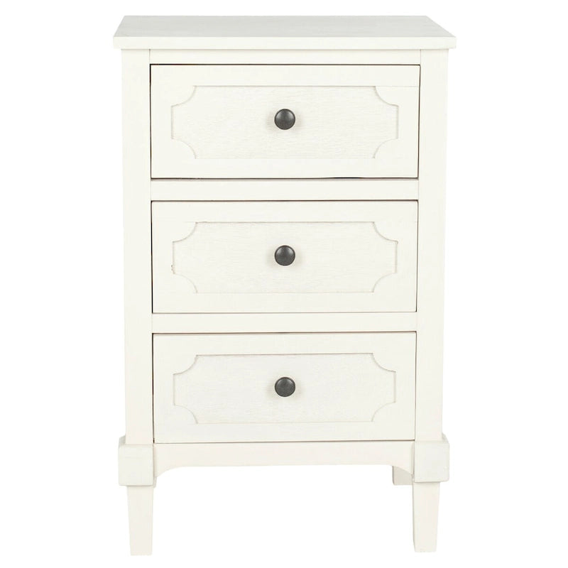 SAFAVIEH Dinah Grey 3-Drawer Storage Side Chest - 16.9 x 13.4 x 26.8 - 17Wx13Dx26H