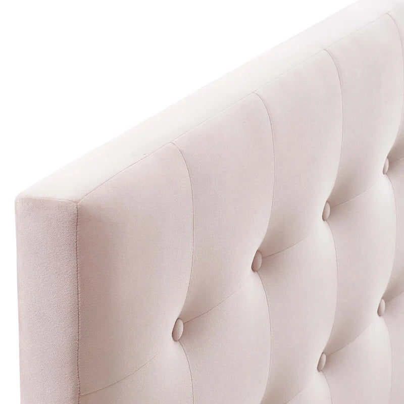 Carson Carrington Labbgard Queen Tufted Velvet Headboard