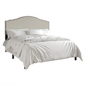 CraftPorch Traditional Upholstered Bed with Nightstand and Bench 3-pieces Bedroom Set