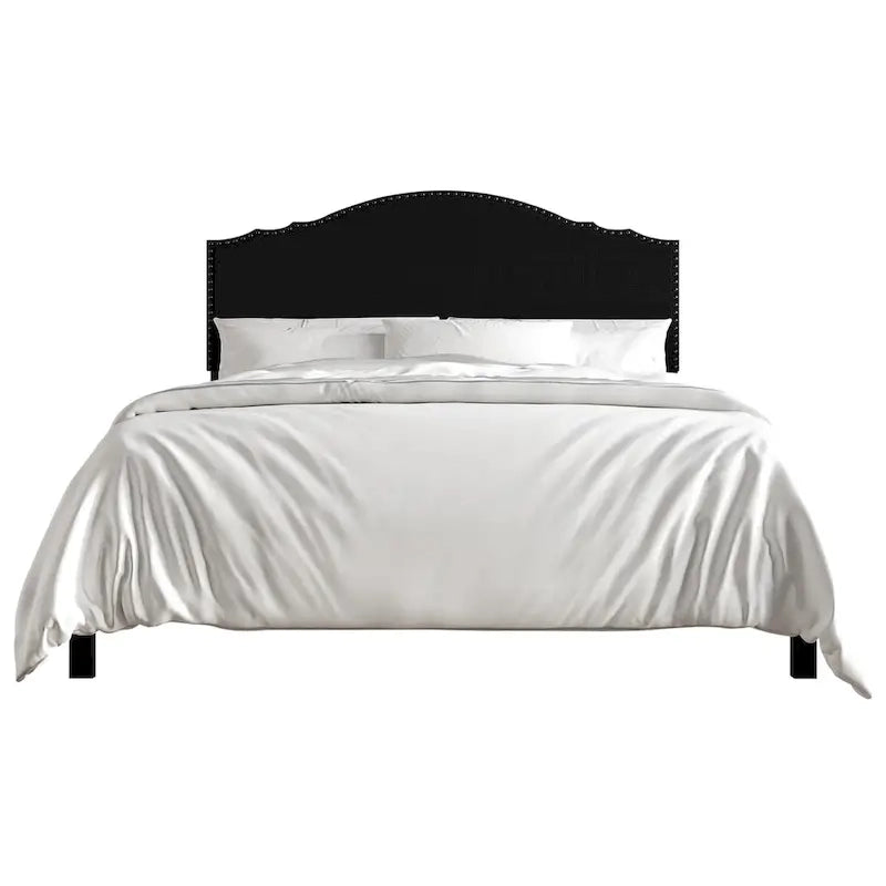 CraftPorch Traditional Upholstered Bed with Nightstand and Bench 3-pieces Bedroom Set