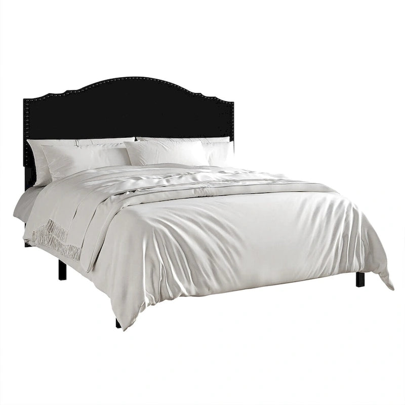 CraftPorch Traditional Upholstered Bed with Nightstand and Bench 3-pieces Bedroom Set
