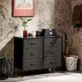 6 Drawer Dresser Drawer Chest Tall Storage Cabinet Organizer Unit Bedroom Living Room