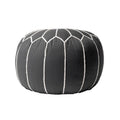 Nuloom Classic Moroccan Cotton Ottoman Pouf