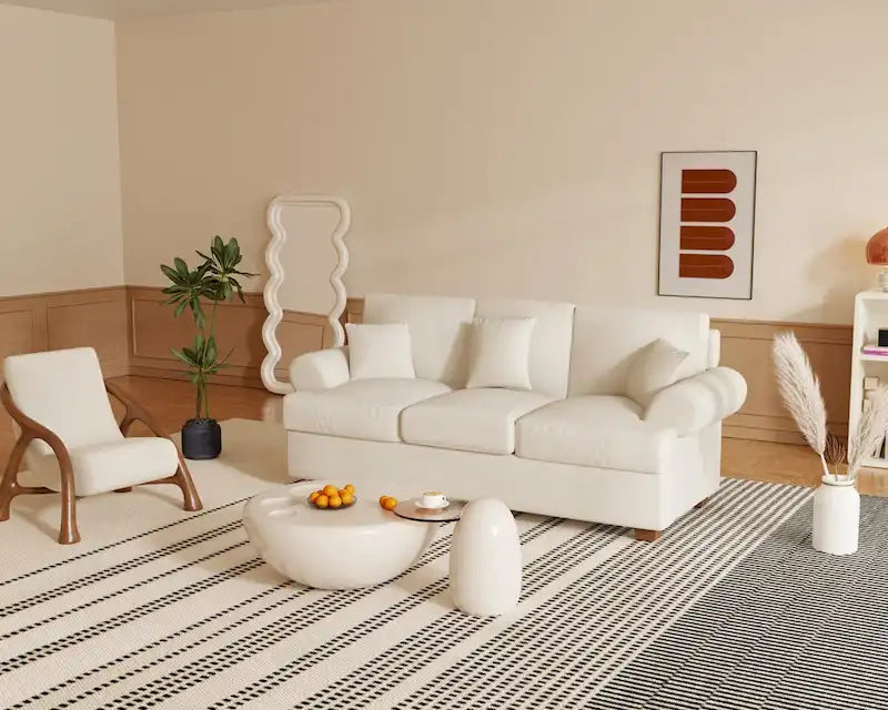 66 Fabric Sofa Sets Modern Loveseat Sofas for Living Room