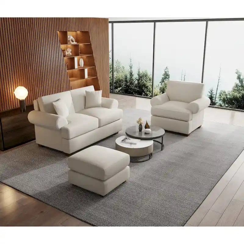 66 Fabric Sofa Sets Modern Loveseat Sofas for Living Room