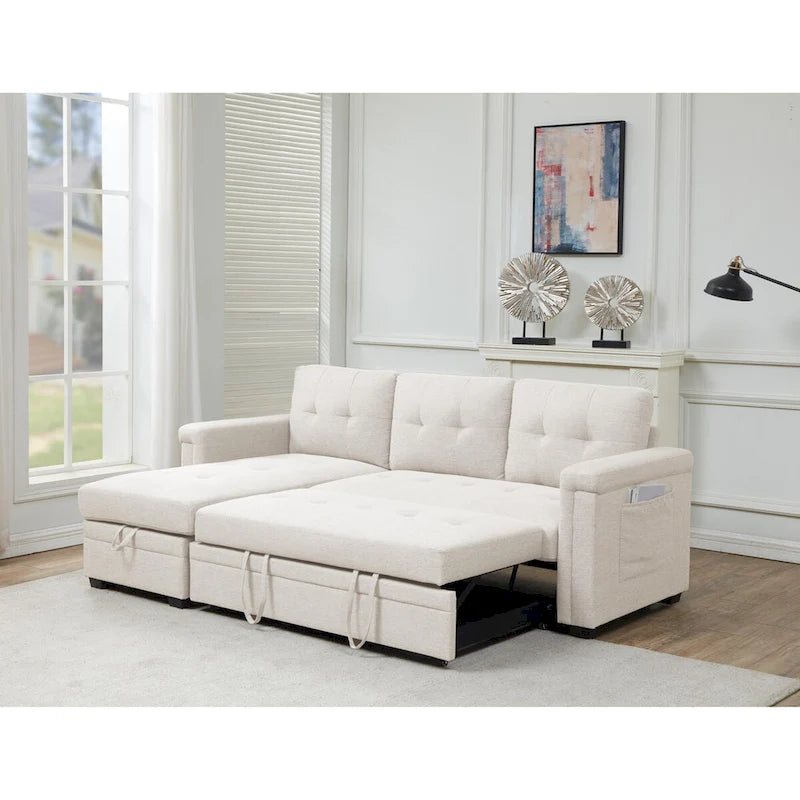 Storage Convertible Reversible Sectional Sofa