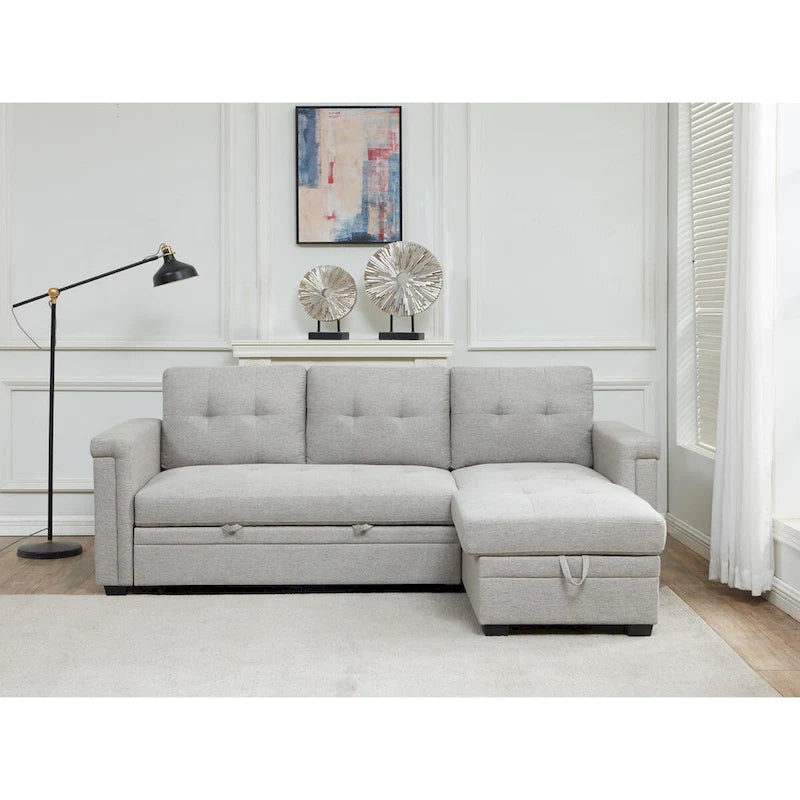Storage Convertible Reversible Sectional Sofa