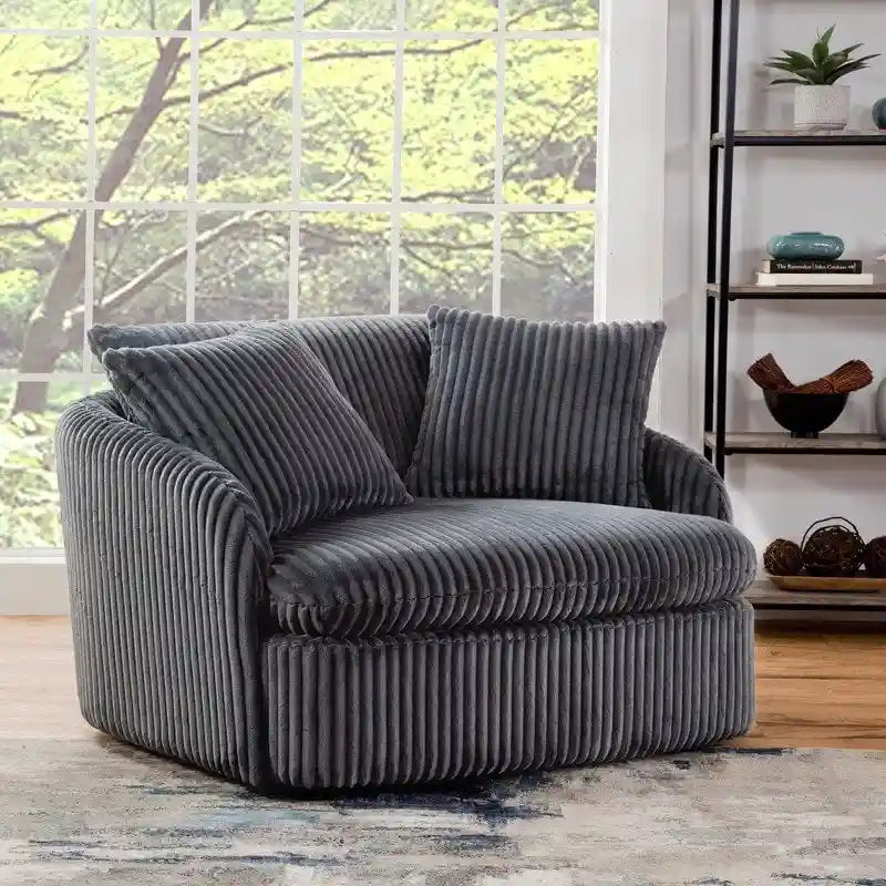Grafton Home, Simon 360 Swivel Oversized Lounge Chair