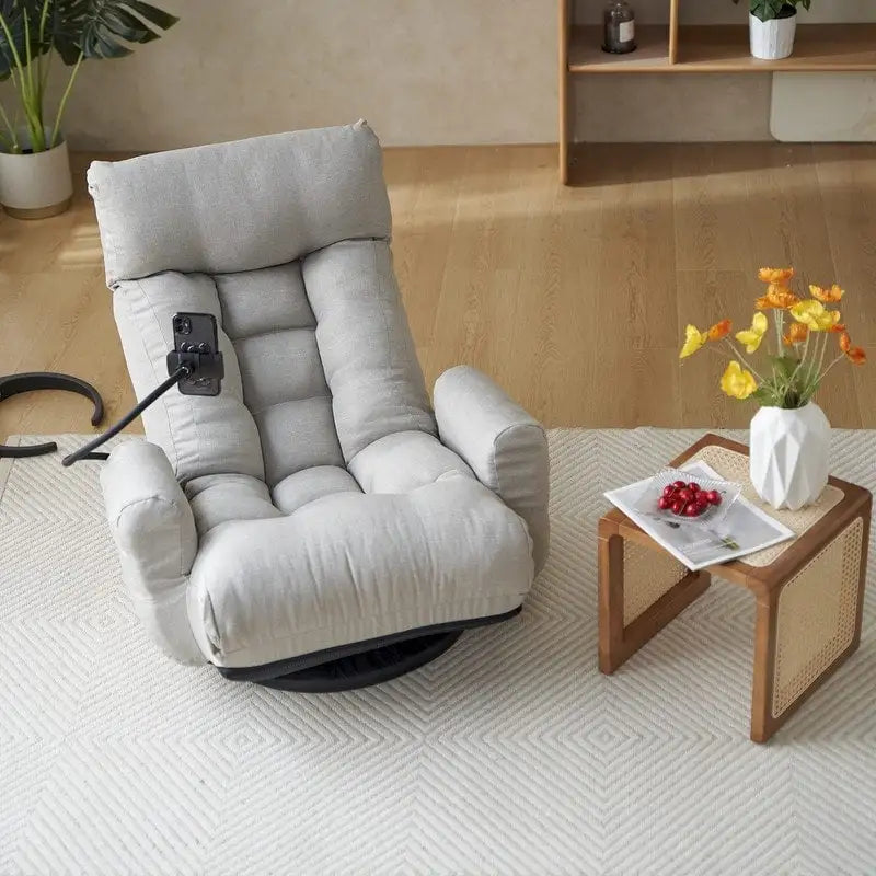 Reclining Ergonomic Swiveling Floor Game Chair